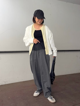 「DISCOAT（ディスコート）のアイテム（バッグ）」を使った、𝙮𝙪𝙠𝙞さん（レディース・158cm）の春コーディネート