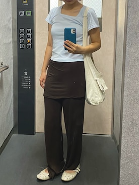 「Bershka（ベルシュカ）のアイテム」を使った、tmettrさん（レディース・156cm）の秋コーディネート