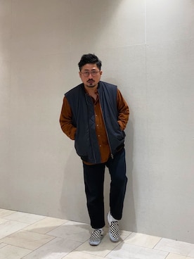 「レイアード」｜SHIRTS PLAZA 広島府中イオンモール店さん（メンズ・170cm）の冬コーディネート