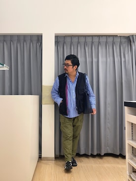 「JEANS FACTORY （ジーンズファクトリー）のアイテム」を使った、SHIRTS PLAZA 広島府中イオンモール店さん（メンズ・170cm）の春コーディネート