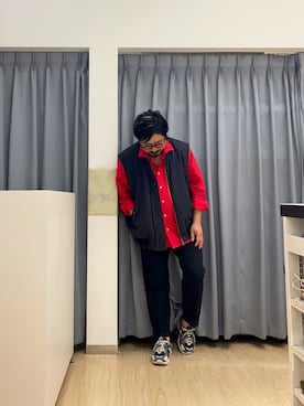 「CIAOPANIC TYPY（チャオパニックティピー）のアイテム（MA-1）」を使った、SHIRTS PLAZA 広島府中イオンモール店さん（メンズ・170cm）の秋コーディネート