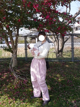 「Ada.（エイダ）のアイテム（トップス）」を使った、carrotさん（レディース・160cm）の春コーディネート