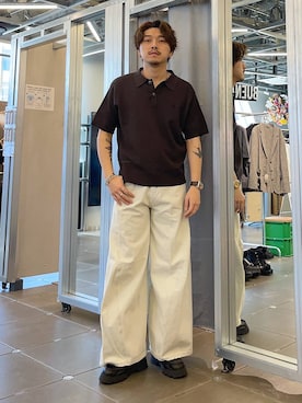 「HARE（ハレ）のアイテム（ブレスレット）」を使った、andy83さん（メンズ・174cm）の春コーディネート