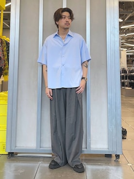 「HARE（ハレ）のアイテム（ブレスレット）」を使った、andy83さん（メンズ・174cm）の春コーディネート