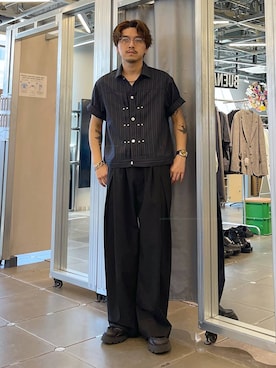 「HARE（ハレ）のアイテム（ブレスレット）」を使った、andy83さん（メンズ・174cm）の春コーディネート