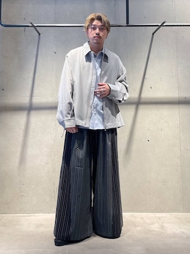 「アイテム（ブルゾン）」を使った、andy83さん（メンズ・174cm）の秋コーディネート