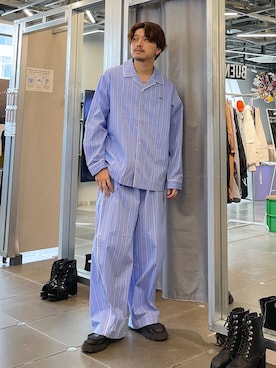 「HARE（ハレ）の【MADE IN JAPAN】SIGNET-RING(HARE)（リング、シルバー系）」を使った、andy83さん（メンズ）の春コーディネート
