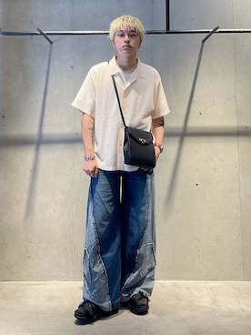 「HARE（ハレ）のアイテム」を使った、andy83さん（メンズ・174cm）の夏コーディネート