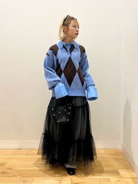 「アイテム（スウェットパンツ）」を使った、ミクさん（レディース・153cm・20代）の冬コーディネート