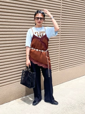 ミクさん(レディース・153cm)の春コーディネート