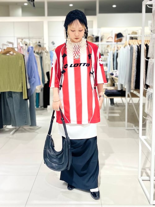 SENSE OF PLACE by URBAN RESEARCHのハーフムーンバッグを使ったコーディネート（ZOZOTOWN Yahoo!店）