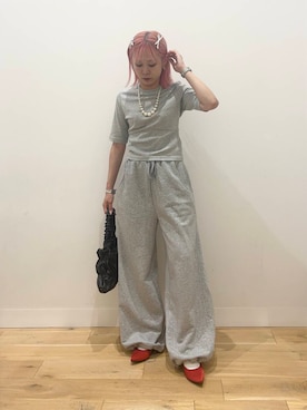 「アイテム（ヘアピン）」を使った、ミクさん（レディース・153cm）の夏コーディネート