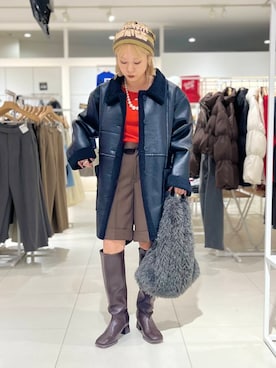 ミクさん(レディース・153cm)の冬コーディネート