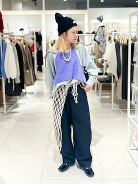 「アイテム（スウェット）」を使った、ミクさん（レディース・153cm・20代）の秋コーディネート