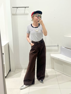 ミクさん（骨格ウェーブ・レディース・153cm・20代）の秋コーディネート