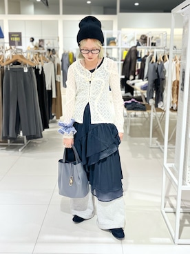 「アイテム（ニットキャップ/ビーニー）」を使った、ミクさん（レディース・153cm・20代）の秋コーディネート