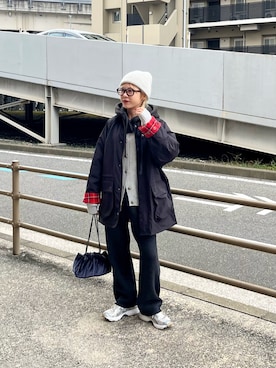 「アイテム（テーラードジャケット）」を使った、ミクさん（レディース・153cm）の冬コーディネート