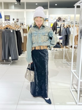 「アイテム（ニットキャップ/ビーニー）」を使った、ミクさん（レディース・153cm・20代）の秋コーディネート