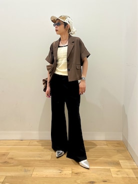 ミクさん(レディース・153cm)の春コーディネート