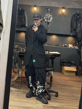 「アイテム（帽子）」を使った、kokoro2006さん（メンズ・165cm）の秋コーディネート