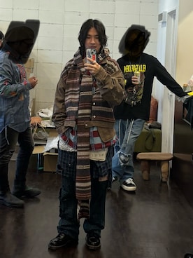 「アイテム（ブーツ）」を使った、kokoro2006さん（メンズ・165cm・10代）の冬コーディネート