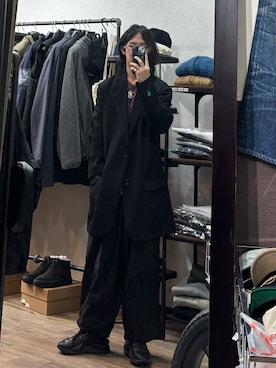 「アイテム（パンツ）」を使った、kokoro2006さん（メンズ・165cm）の冬コーディネート