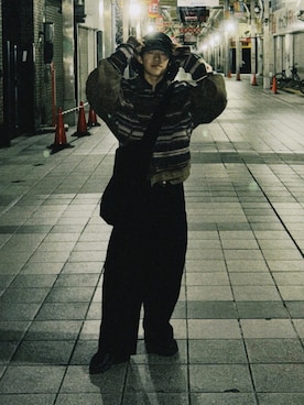 「アイテム（帽子）」を使った、kokoro2006さん（メンズ・165cm・10代）の秋コーディネート