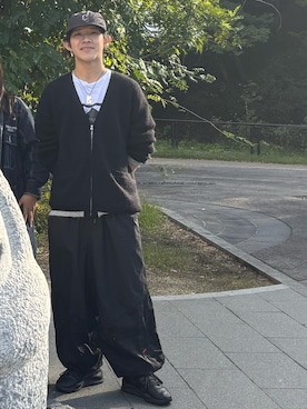 「アイテム（帽子）」を使った、kokoro2006さん（メンズ・165cm・10代）の秋コーディネート