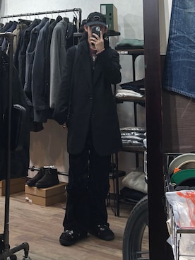 「アイテム（その他シューズ）」を使った、kokoro2006さん（メンズ・165cm）の冬コーディネート