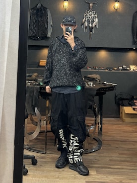 「アイテム（カーゴパンツ）」を使った、kokoro2006さん（メンズ・165cm）の秋コーディネート