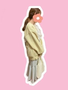 「アイテム（スウェット）」を使った、もえはる🌸さん（レディース・154cm・20代）の春コーディネート