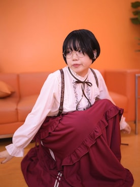 「axes femme（アクシーズファム）のアイテム」を使った、神崎乱世さん（レディース・166cm）の夏コーディネート