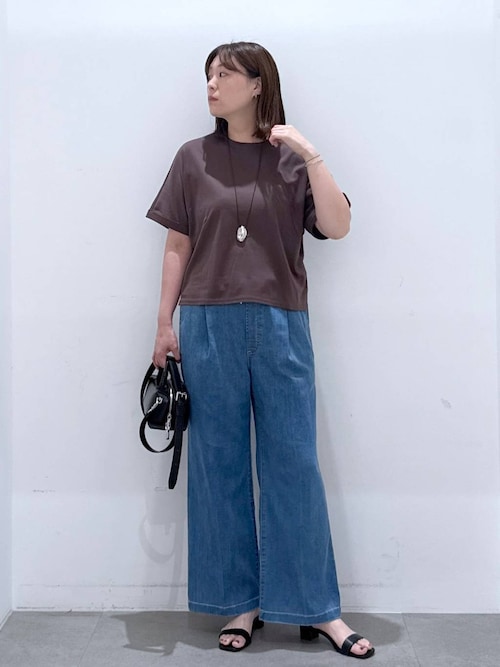 セール】サマ見えリラックスTシャツ/318893（Tシャツ/カットソー