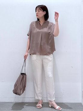 「アイテム（パンツ）」を使った、きわさん（レディース・170cm・30代）の夏コーディネート