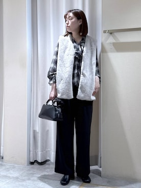 「アイテム（その他アウター）」を使った、きわさん（レディース・170cm・30代）の秋コーディネート