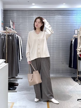 「アイテム（パンプス）」を使った、きわさん（レディース・170cm・30代）の秋コーディネート