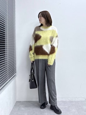 「アイテム（ハンドバッグ）」を使った、きわさん（レディース・170cm・30代）の冬コーディネート