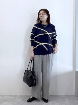 「アイテム（パンプス）」を使った、きわさん（レディース・170cm）の冬コーディネート