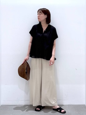 「アイテム（パンツ）」を使った、きわさん（レディース・170cm・30代）の夏コーディネート