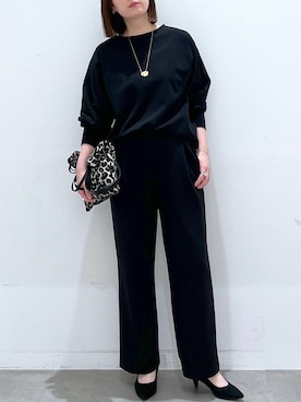 「Elura（エルーラ）のアイテム（その他トップス）」を使った、きわさん（レディース・170cm）の冬コーディネート