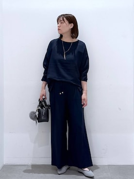 「アイテム（キーホルダー）」を使った、きわさん（レディース・170cm・30代）の秋コーディネート