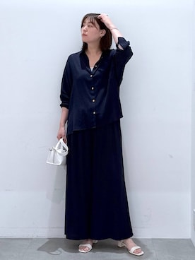 「アイテム（キャミソール）」を使った、きわさん（レディース・170cm）の夏コーディネート