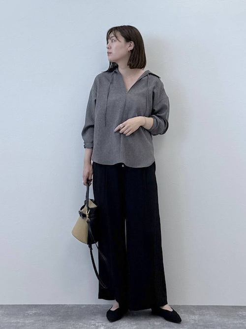 セール】ツイードライクスキッパーシャツ/578314（シャツ/ブラウス