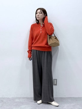 「アイテム（パンプス）」を使った、きわさん（レディース・170cm・30代）の秋コーディネート