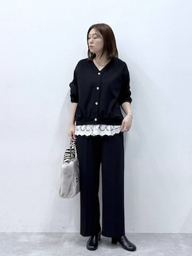 「アイテム（タンクトップ）」を使った、きわさん（レディース・170cm・30代）の秋コーディネート