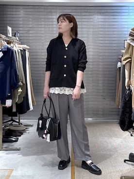 「アイテム（タンクトップ）」を使った、きわさん（レディース・170cm・30代）の秋コーディネート