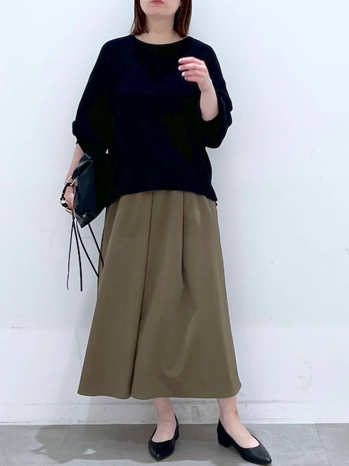 セール】リネンライクボートネックニット/291208（ニット/セーター