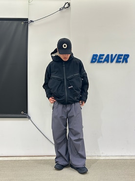 「アイテム（マウンテンパーカー）」を使った、拓海さん（メンズ・168cm）の秋コーディネート