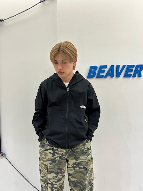 THE NORTH FACE ナイロンジャケット NP72230 ブラック THE NORTH FACE ザ・ノース・フェイス コンパクト ジャケット