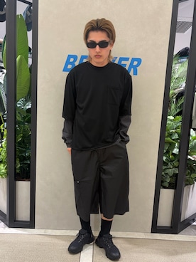 「BEAVER（ビーバー）のアイテム」を使った、拓海さん（メンズ・168cm）の夏コーディネート
